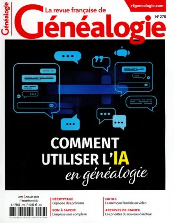 LA REVUE FRANCAISE DE GENEALOGIE