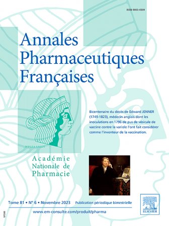 ANNALES PHARMACEUTIQUES FRANCAISES